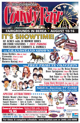 Official 2009 Cuyahoga County Fair Poster