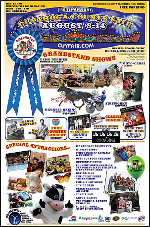 Official 2009 Cuyahoga County Fair Poster