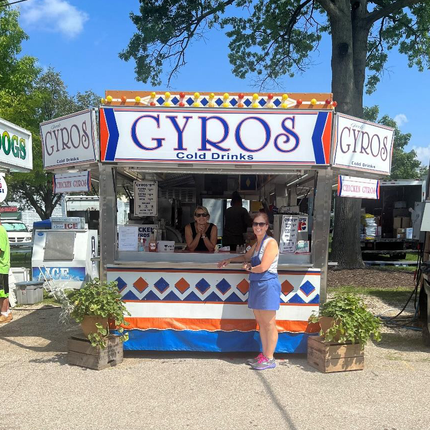 Daughters of C and M Concessions Gyros