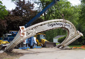 Victory Arch at the Cuyahoga County Fairgrounds