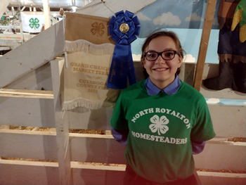 4-H Member Grace Eldridge