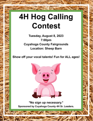 Hog Calling Competiton
